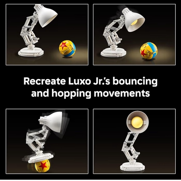 LEGO Ideas Disney Pixar Luxo Jr. 21357 | Desk Decor Collectible | New in Box - Picture 2 of 4